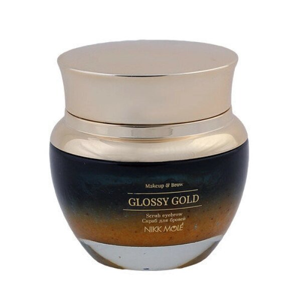 Скраб для бровей Glossy Gold (Глянцевое Золото) Nikk Mole от компании Lucky Master - фото 1