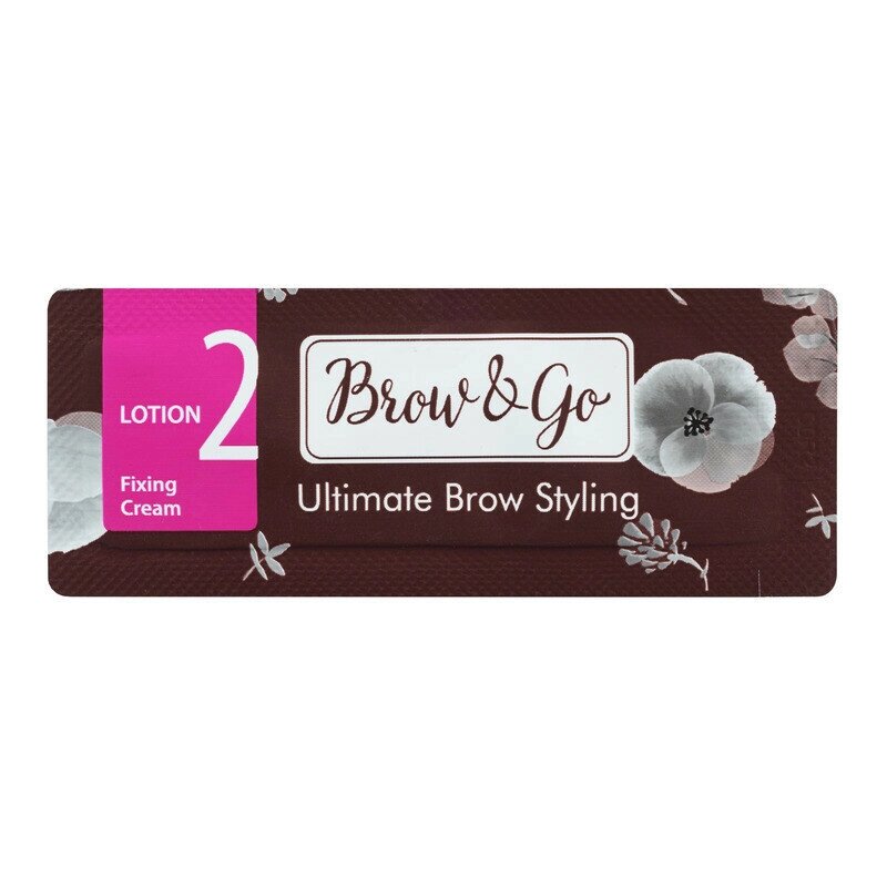 Состав для стайлинга бровей №2 Brow&Go Fixing Cream, 1 мл ##от компании## Lucky Master - ##фото## 1