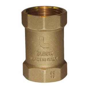 Клапан обратный пружинный BLOCK с пластиковым затвором ITAP 1"1/2