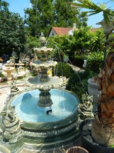 Бассейн от фонтана для дачи и сада с наружным диаметром 2.8 метра. Арт. 6700