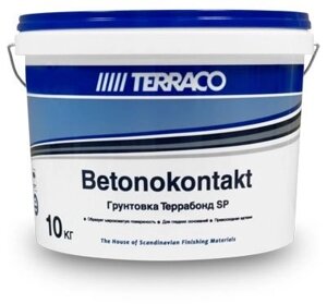 Грунтовка Бетонконтакт Terraco Terrabond SP Betonkontakt ведро 12 кг