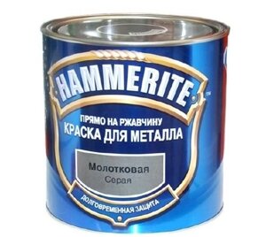 Краска для металла с молотковым эффектом Hammerite, банка 0,75 л.