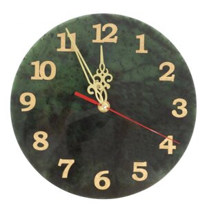 Часы настенные из нефрита 21х21х2 см 127119
