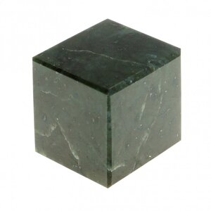 Кубик камень черный змеевик 22 мм 123393