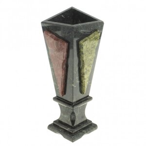 Подарочная ваза из камня "Силуэт"красивое украшение интерьера