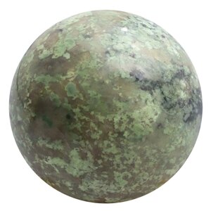 Шар из камня жадеит 5 см / шар декоративный / шар для медитаций / каменный шарик / сувенир из камня