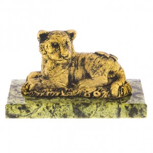 Сувенирная статуэтка фигурка "Тигр с бабочкой"оригинальный новогодний подарок
