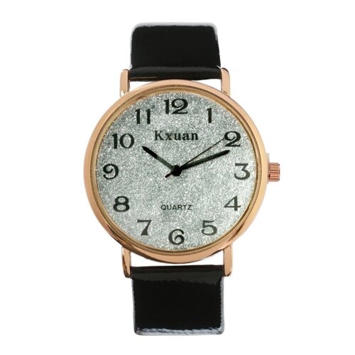 Часы наручные женские "Kxuan", d-3.5 см, черные