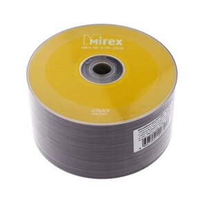 Диск DVD-R Mirex 50, 16х, 4.7 Гб, 1 шт (50 шт)