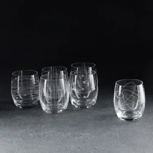 Набор стаканов для виски «Клаб Elements», 6 шт, 300 мл, хрустальное стекло
