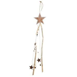 Новогодняя подвеска с подсветкой «Звезда» 1267 см, золотой