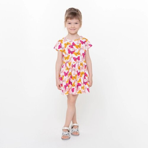 Платье для девочек, цвет разноцветный, рост 98 см