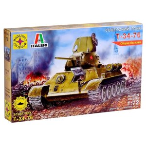 Сборная модель «Советский танк Т-34-76»1:72)