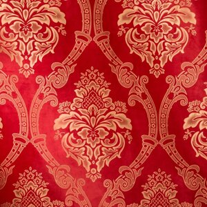 Штора портьерная Этель «Версаль» 160270 см, цвет красный, 100% п/э