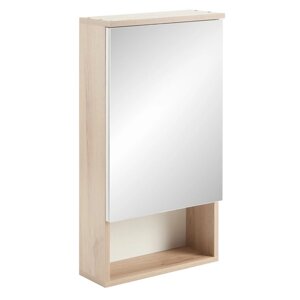Зеркало-шкаф "Вена 40" белый/сонома, 40 х 70 х 13,6 см