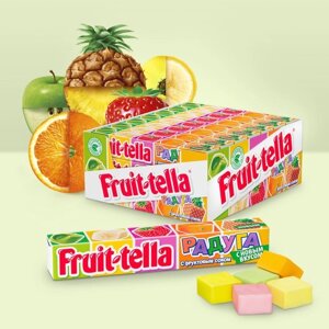 Жевательная конфета Fruittella, "Радуга", 42,5 г