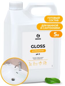 Чистящее средство для сан. узлов "Gloss Professional"канистра 5,3кг)