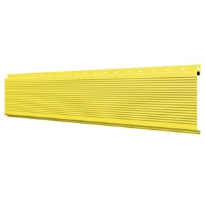 Линеарная потолочно-стеновая панель РИФЛЕНАЯ RAL1018 Желтый