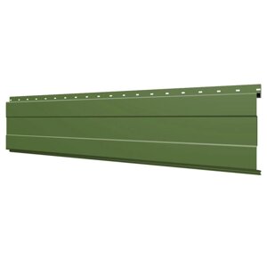 Линеарная потолочно-стеновая панель С ПОЛОСОЙ RAL6002 Зеленый Лист