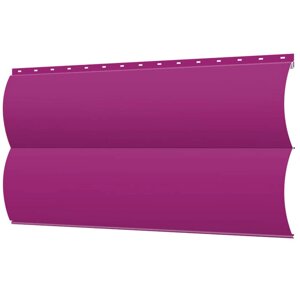 Сайдинг металлический Блок-Хаус под бревно RAL4006 Пурпурный