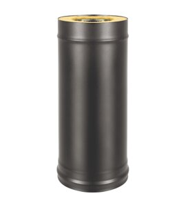 Сэндвич-труба BLACK (AISI 430/0,5 мм + оц.) д. 150х250, L-1 м