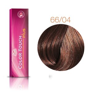 Color Touch Plus 66/04 (коньяк) - тонирующая краска для волос, 60 мл.