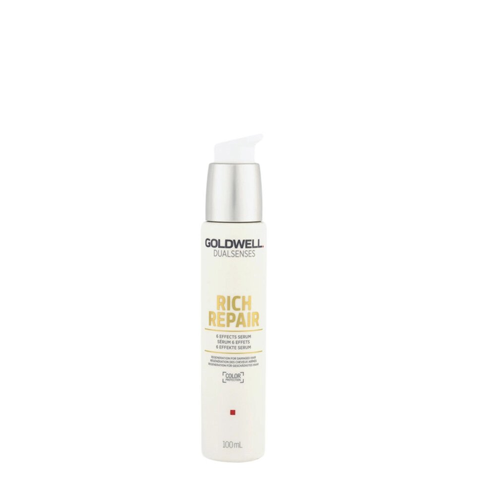 Goldwell 100 мл. Rich Repair 6 Effects Serum - сыворотка 6-кратного действия для поврежденных волос. от компании Интернет-магазин "Well-cosmetics" - фото 1