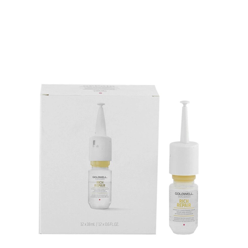 Goldwell 18 мл. Rich Repair Intensive Restorig Serum - интенсивная восстанавливающая сыворотка для поврежденных волос. от компании Интернет-магазин "Well-cosmetics" - фото 1