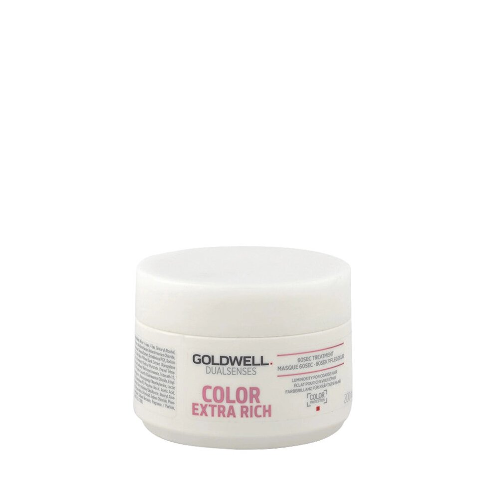 Goldwell 200 мл. Color Extra Rich 60Sec Treatment - интенсивный уход за 60 секунд для блеска окрашенных волос. от компании Интернет-магазин "Well-cosmetics" - фото 1