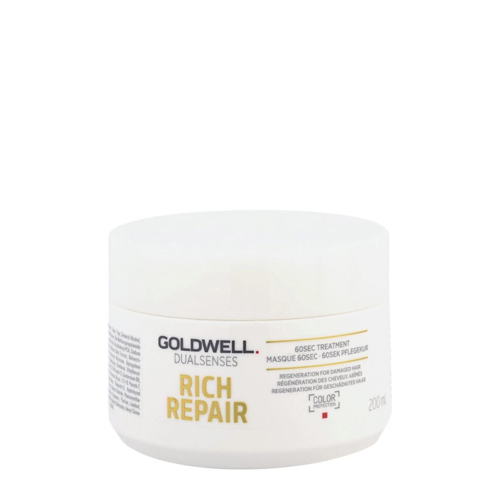 Goldwell 200 мл. Rich Repair Restoring 60 Sec Treatment - восстанавливающий уход за 60 секунд для поврежденных волос. от компании Интернет-магазин "Well-cosmetics" - фото 1