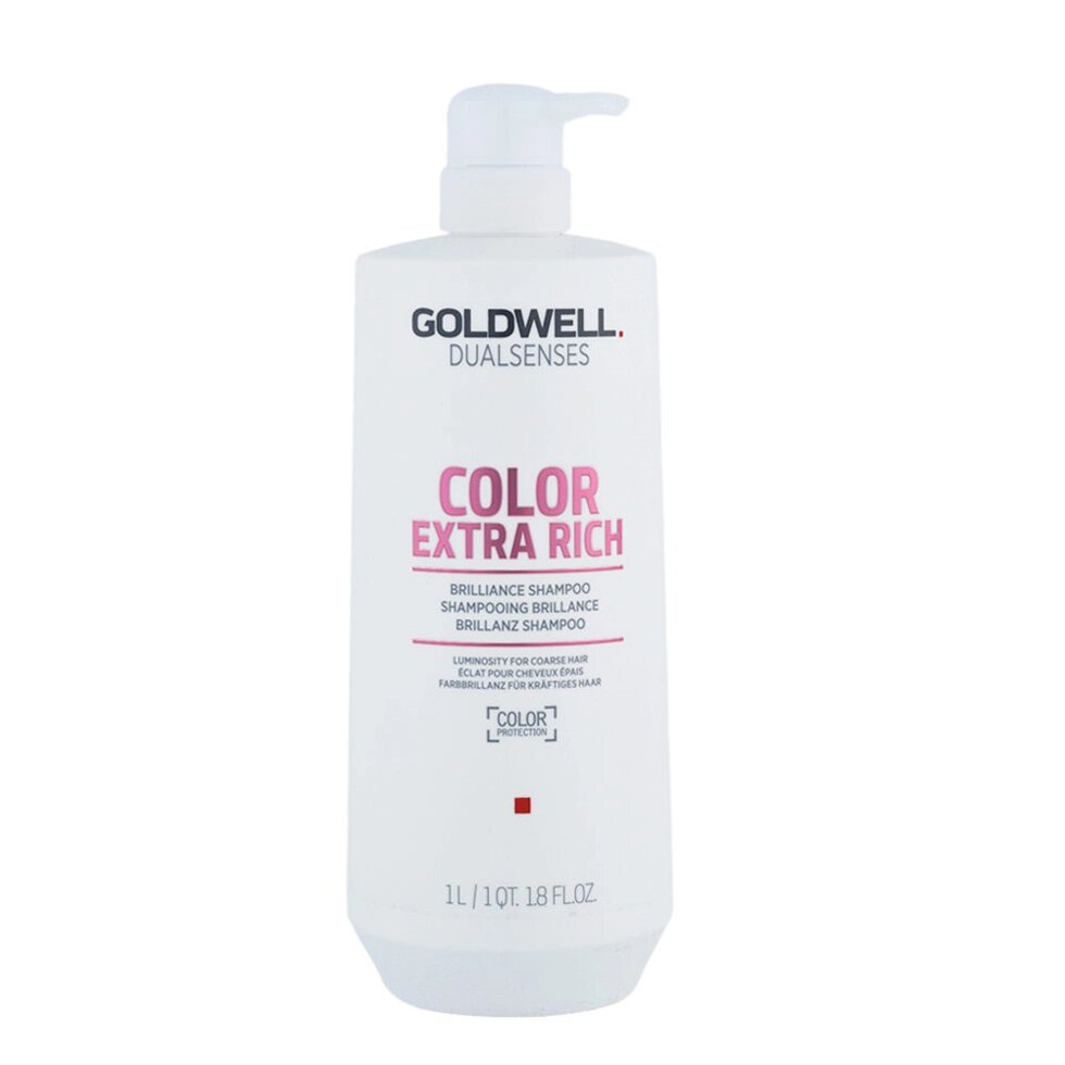 Goldwell Color Extra Rich Shampoo - интенсивный шампунь для блеска окрашенных волос, 1000 мл. от компании Интернет-магазин "Well-cosmetics" - фото 1