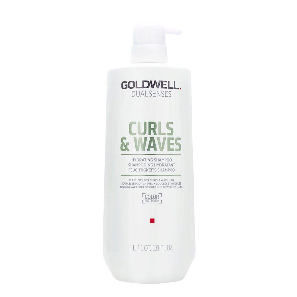 Goldwell Curly&Waves Shampoo - увлажняющий шампунь для вьющихся волос, 1000 мл. от компании Интернет-магазин "Well-cosmetics" - фото 1