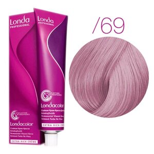 Londa Color Extra Rich /69 (пастельный фиолетовый сандрэ микстон) - стойкая крем-краска для волос, 60 мл.
