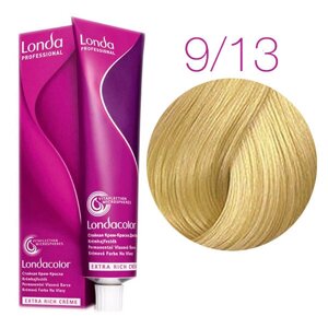 Londa Color Extra Rich 9/13 (песочный бежевый) - стойкая крем-краска для волос, 60 мл.