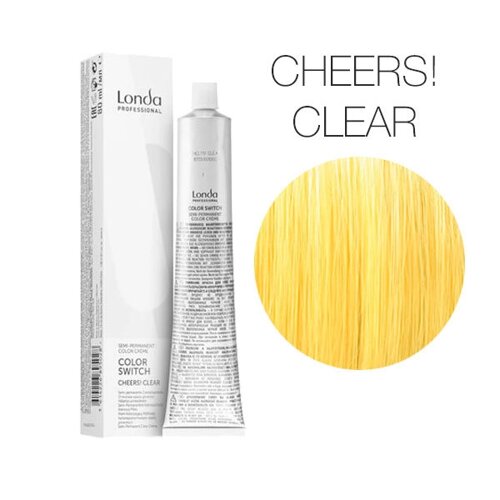 Londa Color Switch Cheers! Clear (прозрачный) - оттеночная крем-краска для волос прямого действия, 80 мл.