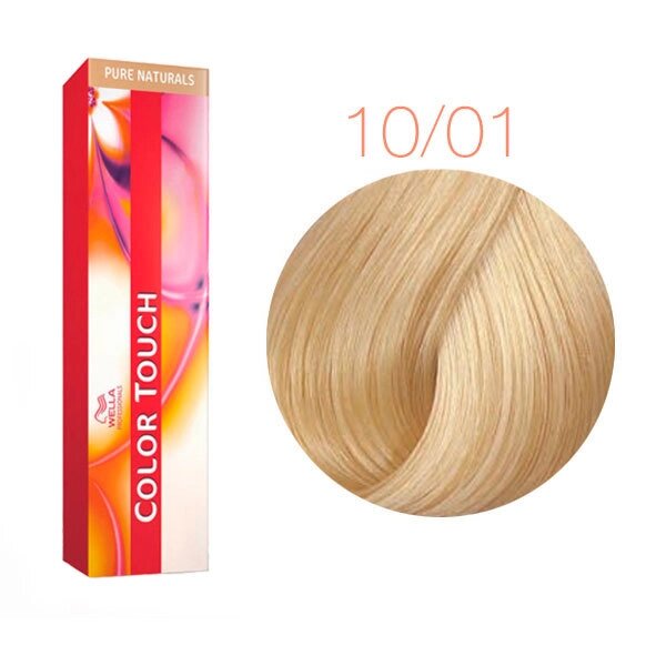 Wella Color Touch 10/01 (яркий блонд натуральный пепельный) - тонирующая краска для волос, 60 мл. от компании Интернет-магазин "Well-cosmetics" - фото 1