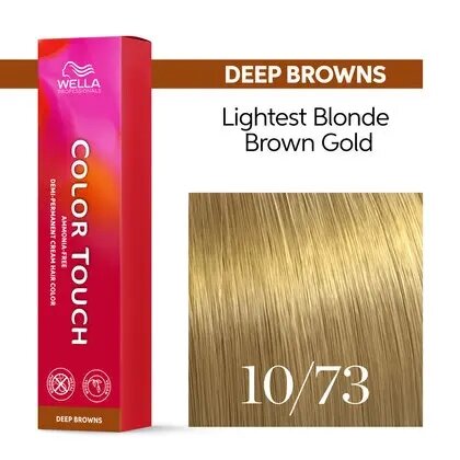 Wella Color Touch 10/73 (сандаловое дерево) - тонирующая краска для волос, 60 мл. от компании Интернет-магазин "Well-cosmetics" - фото 1