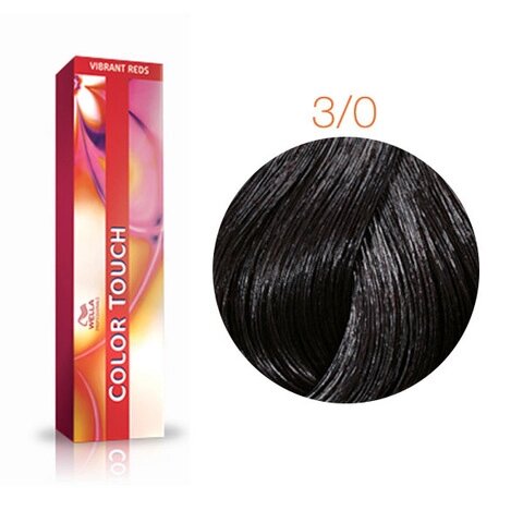 Wella Color Touch 3/0 (темно-коричневый) - тонирующая краска для волос, 60 мл. от компании Интернет-магазин "Well-cosmetics" - фото 1