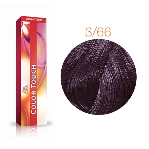 Wella Color Touch 3/66 (аметистовая ночь) - тонирующая краска для волос, 60 мл. от компании Интернет-магазин "Well-cosmetics" - фото 1