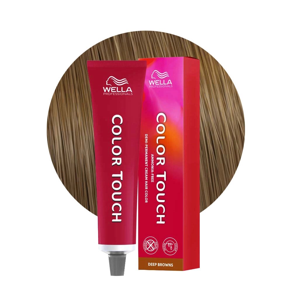 Wella Color Touch 7/73 (блондин коричнево-золотистый) - тонирующая краска для волос, 60 мл. от компании Интернет-магазин "Well-cosmetics" - фото 1