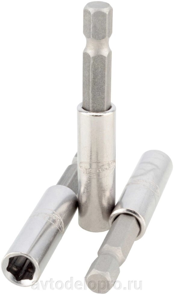 Держатель-адаптер для BIT магнитный (BIT1/4">-->HEX1/4", L=50мм) АвтоDело 39730 от компании АВТОДЕЛО Инструмент - фото 1