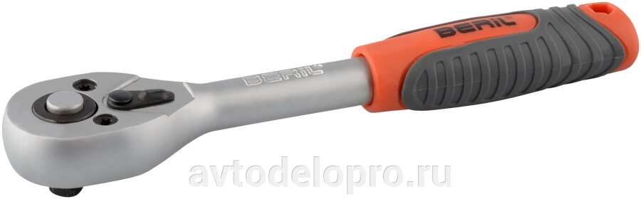 Трещотка 1/4"DR (L=150mm; 45 зубцов; 8град) BERIL 719001 от компании АВТОДЕЛО Инструмент - фото 1