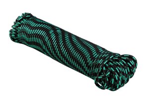 Шнур полипропиленовый плетеный d 6 мм, L 50 м