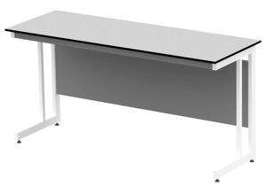 Лабораторные столы ЛОИП Низкий лабораторный рабочий стол на рамном основании ЛАБ-М СЛн 180.65.75 TR6