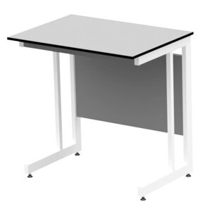 Лабораторные столы ЛОИП Низкий лабораторный рабочий стол на рамном основании ЛАБ-М СЛн 90.65.75 TR6