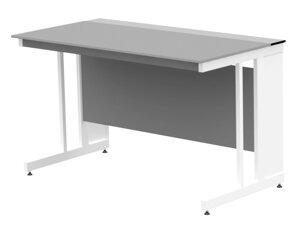 Лабораторные столы ЛОИП Низкий пристенный стол на рамном основании ЛАБ-М СПКн 120.80.75 SS