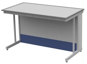 Лабораторные столы ЛОИП Стол пристенный низкий на рамном основании (комплектация стеллажом невозможна) ЛАБ-PRO СПЦн