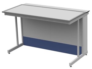 Лабораторные столы ЛОИП Стол пристенный низкий на рамном основании (комплектация стеллажом возможна) ЛАБ-PRO СПКн