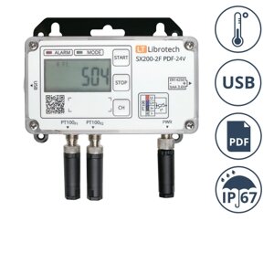 Логгеры Librotech SX200-2F PDF-24V Измеритель-регистратор (логгер) температуры (Без поверки)