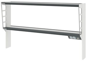Стеллажи (стойки) ЛОИП Стойка-стеллаж к столам на рамном основании и опорных тумбах ЛАБ-М СтП 150.32.90